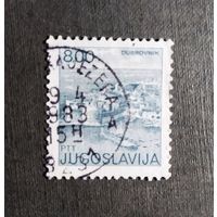 Марка югославия 1981 год Городские виды