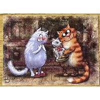 Открытка чистая 10х15 см. Художница Рина Зенюк ( 2017год )