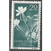 Испанская Гвинея. Цветы. Орхидеи. 1956г. Mi#325.
