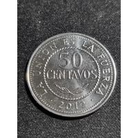 Боливия 50 сентаво 2012 Unc