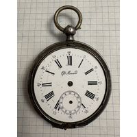 Часы карманные 84 пробы Qte Monard . Швейцария . Не идут