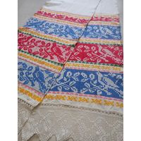 Рушник старинный домотканый