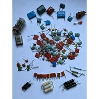 Радиодетали (новые и б/у) - одним лотом.