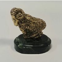 Статуэтка Знак зодиака Овен Бронза/змеевик