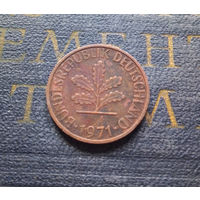 2 пфеннига 1971 (F) Германия ФРГ #03