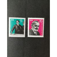 ГДР 1962 Полная серия марок "80 лет со дня рождения Георгия Димитрова" (чистые**) Mi.893-894 каталог 1.00 евро