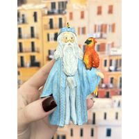 Ватная елочная игрушка