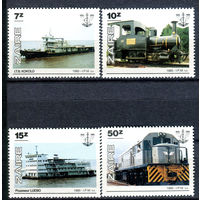 Конго (Заир) - 1985г. - Транспорт - 4 марки - полная серия, MNH [Mi 924-927]. #O-Se-Z-1-14