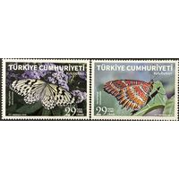 Марки Турция 2024 фауна бабочки