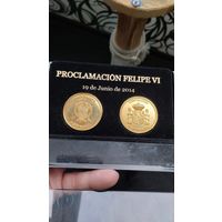 Медаль монета Филипп 6 Испания Сувенирные?