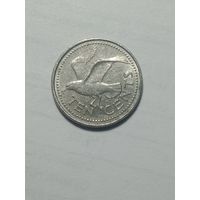 Барбадос 10 центов 1989 года .