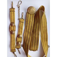 Офицерский парадный ремень с подвесом