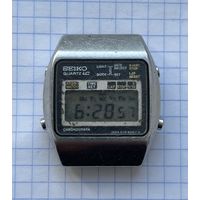 Часы SEIKO. Рабочие! Требуется или шлифовка или замена стекла. Продаются без батарейки.