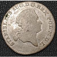 4 серебряных гроша, 1767 года. Станислав Август Понятовский