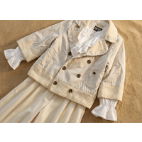 Укороченный жакет Diesel, XS, молочный цвет, винтаж