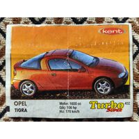 Вкладыш Turbo (Турбо) Super (серия 401-470, Супер), номер 402, Opel Tigra. #1. Возможен небольшой торг.