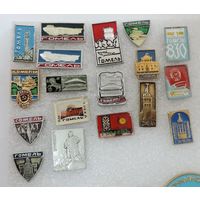 Значки города "Гомель" СССР - 18 шт.