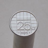 Нидерланды 25 центов 1995