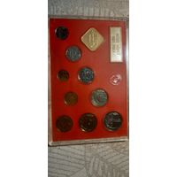 Банковский набор СССР 1990(Л) год...ВСКРЫВАЛСЯ....