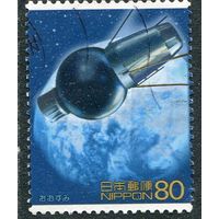 Япония. Первый японский спутник. Запущен 11 января 1970 с космодрома Утиноурат
