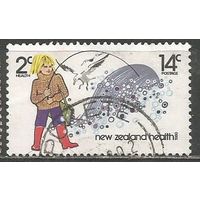 Новая Зеландия. Здоровье детей. Рыбалка. 1980г. Mi#804.