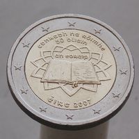 Ирландия 2 евро 2007  Ирландия 50-летие подписания Римского договора