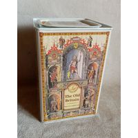 Большие жестяные банки от чая прошлых лет Старая Британия Hilltop Хилтоп