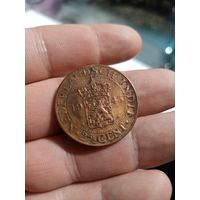 Нидерландская (Голландская) Индия 2,5 (2 1/2) цента 1945 г.