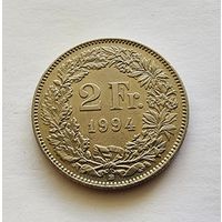 Швейцария 2 франка, 1994