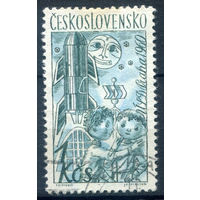 Чехословакия - 1961г. - марионетки, 1 K - 1 марка - гашёная [Mi 1278]. #3-WB-66-A-2