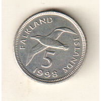 Фолклендские острова 5 пенс 1998