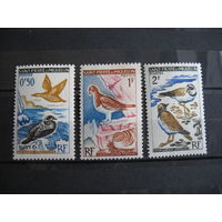 Франц. колония о-ва Сен-Пьер и Микелон. Птицы, металлография. 1963г. 2 фото, к.ц.-9,4 евро. см. условие.