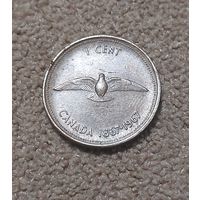 Канада 1 цент  1967 Конфедерация
