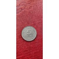 Греция 5 драхм 1990