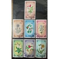 Монголия 1985. Лекарственные растения. Полная серия