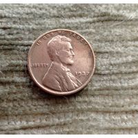 Werty71 США 1 цент 1937 пшеничный
