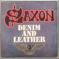 SAXON - Denim And Leather 81 Carrere France EX+/EX