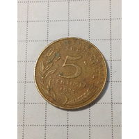 5 сантимов Франция 1971 год