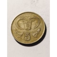 Кипр 5 милс 1987