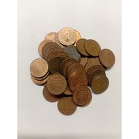 2 пфеннига 1962 JD,1963 J,1964 F,1967 F,1968 F,1969 FD,1971 F,1973 F,1974 FDJ,1977 F,1978 F,1979 FD,1980 F,1981 DF,1982 GF,1983 FG,1984 J,1988 FD,1990 D,1992 DF,1996 F года