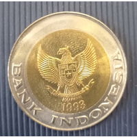 Индонезия 1000 рупий 1993 год пальма состояние