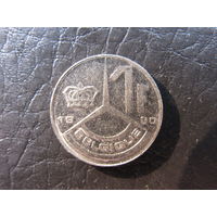 Бельгия. 1 франк.1990. С 20 копеек. Распродажа коллекции. Смотрите другие лоты.