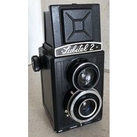 Фотоаппарат Любитель 2 (надпись латиницей - Lubitel 2) ЛОМО, полностью рабочий