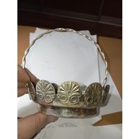 Металлическая картинка для вазы . СССР