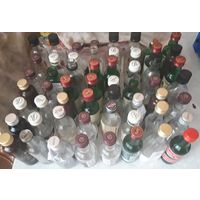 Бутылочки разные (56+1 шт.). Снижение цены.