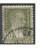 Турция. Кемаль Ататюрк. Первый Президент. 1954г. Mi#1381.