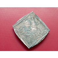 Серебряные 16 эре 1563 год.Клиппа.Королевство Швеция,король Эрик XIV.Копия,серебро в полном объёме, соответствие.