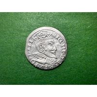 Три гроша Сигизмунд III 1596 год Рига Состояние!