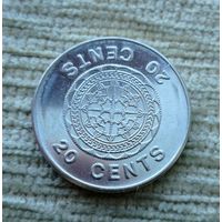 Werty71 Соломоновы Острова 20 больших центов 2005