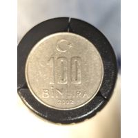 Турция 100000 лир 2002